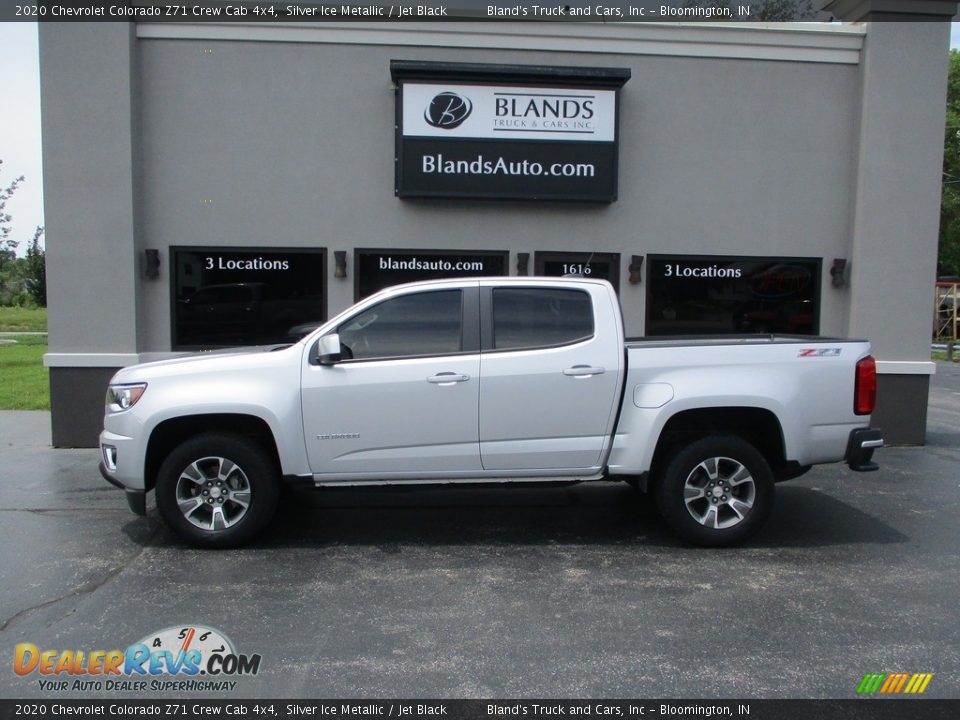 2020 Chevrolet Colorado Z71 Crew Cab 4x4 Silver Ice Metallic / Jet Black Photo #1