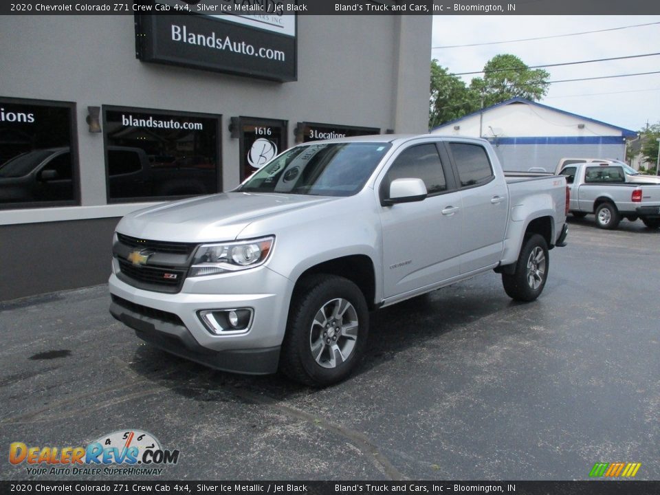 2020 Chevrolet Colorado Z71 Crew Cab 4x4 Silver Ice Metallic / Jet Black Photo #2