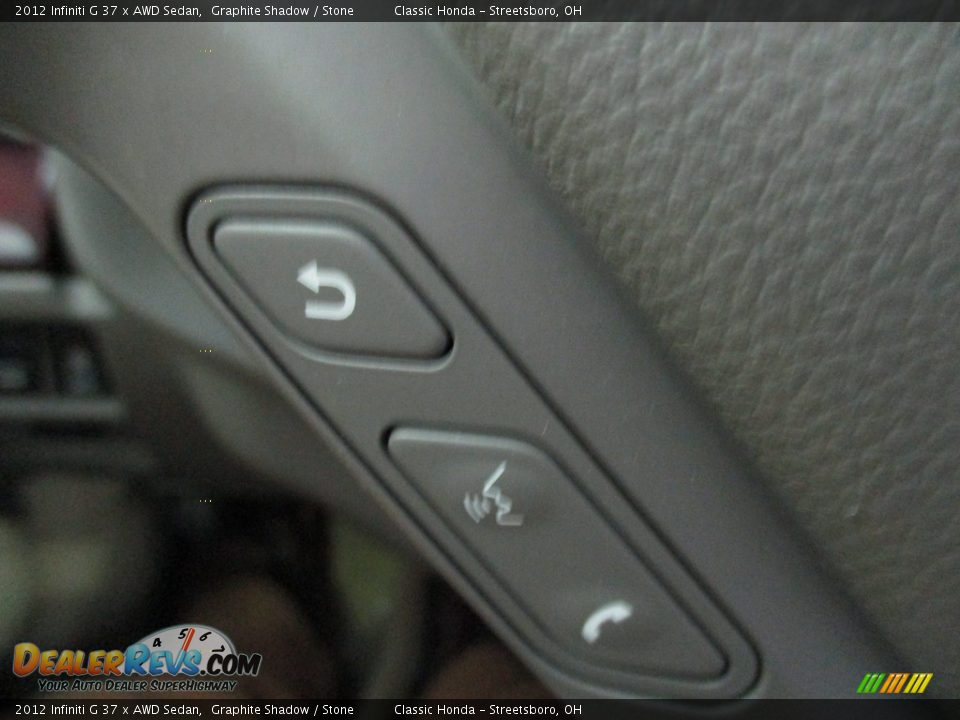 2012 Infiniti G 37 x AWD Sedan Graphite Shadow / Stone Photo #32