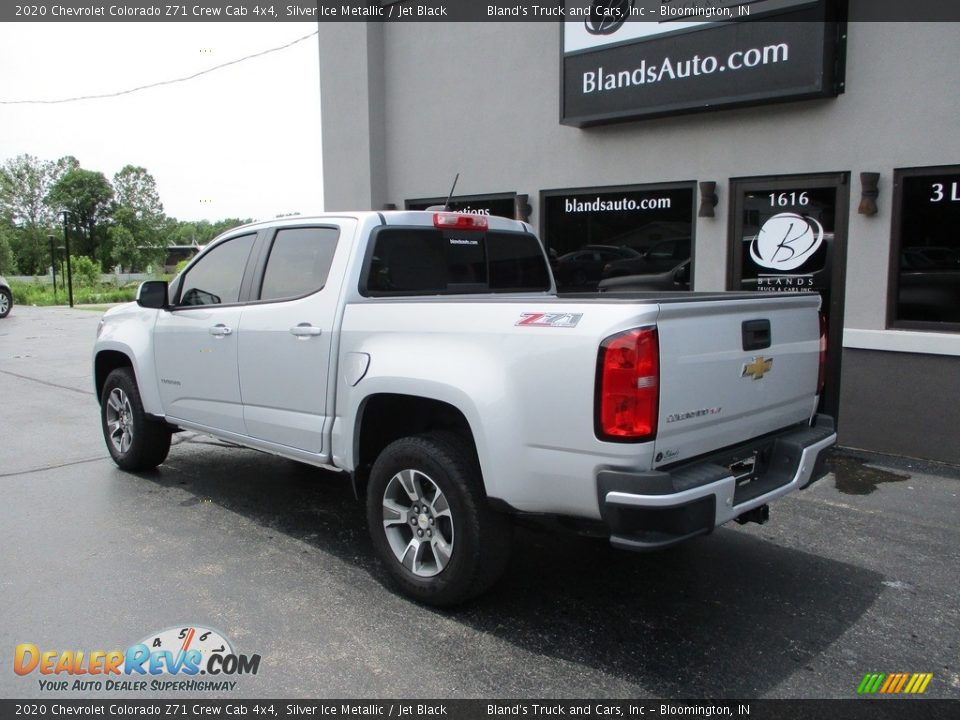 2020 Chevrolet Colorado Z71 Crew Cab 4x4 Silver Ice Metallic / Jet Black Photo #3