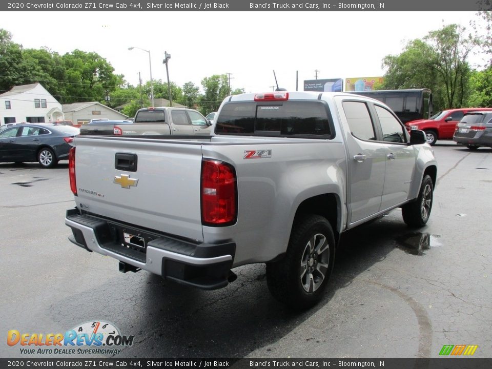 2020 Chevrolet Colorado Z71 Crew Cab 4x4 Silver Ice Metallic / Jet Black Photo #4