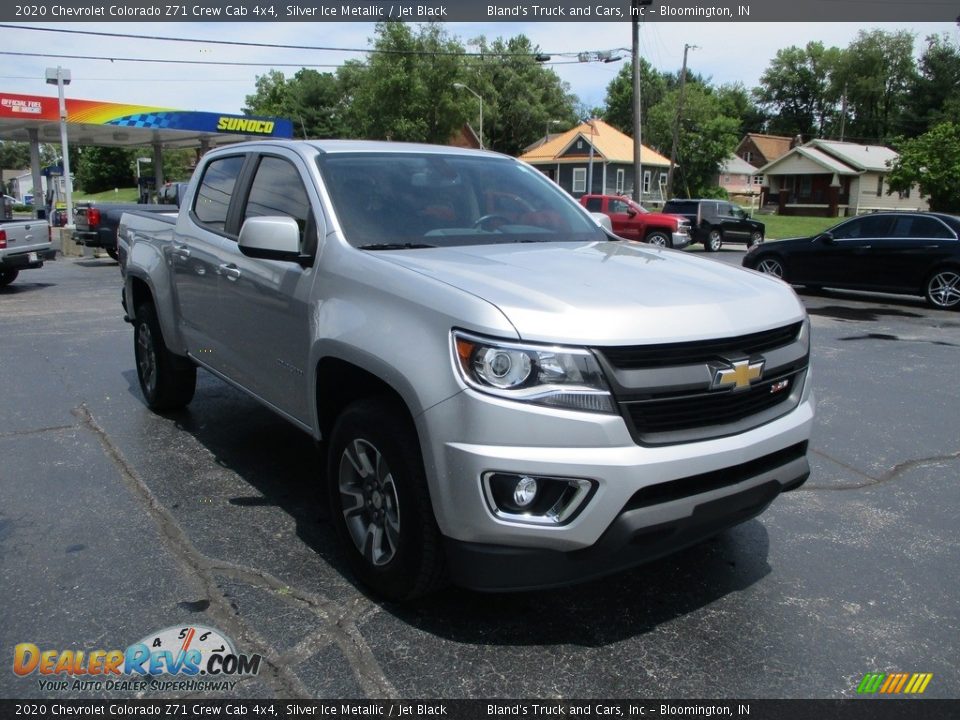 2020 Chevrolet Colorado Z71 Crew Cab 4x4 Silver Ice Metallic / Jet Black Photo #5