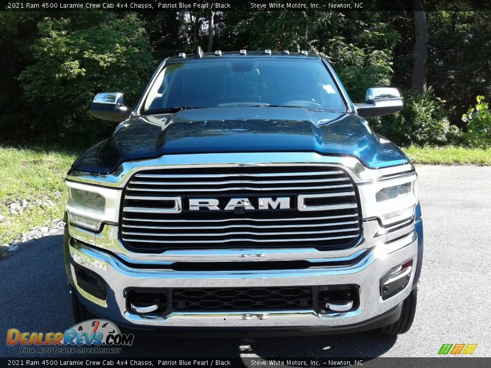 2021 Ram 4500 Laramie Crew Cab 4x4 Chassis Patriot Blue Pearl / Black Photo #3
