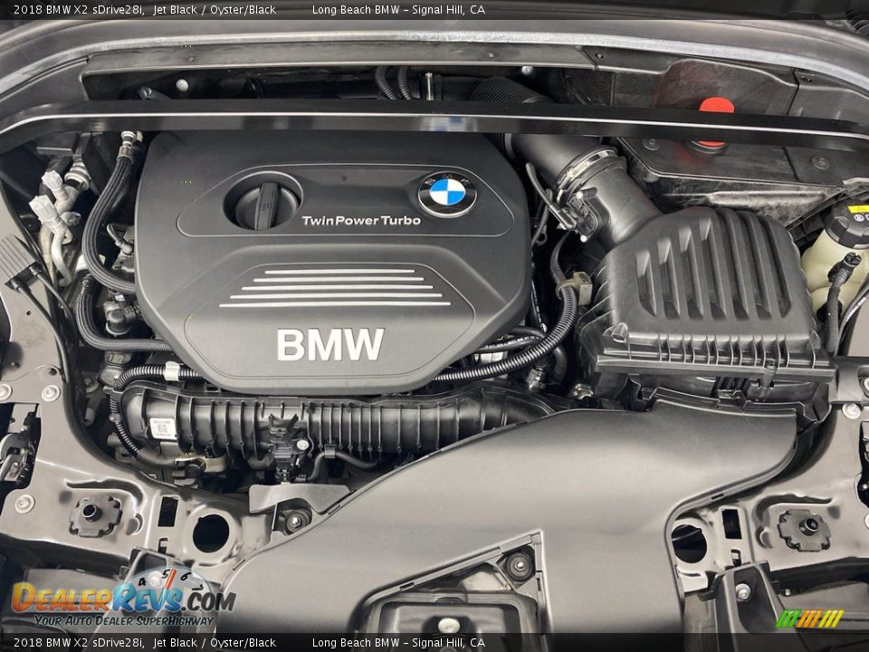 2018 BMW X2 sDrive28i Jet Black / Oyster/Black Photo #12