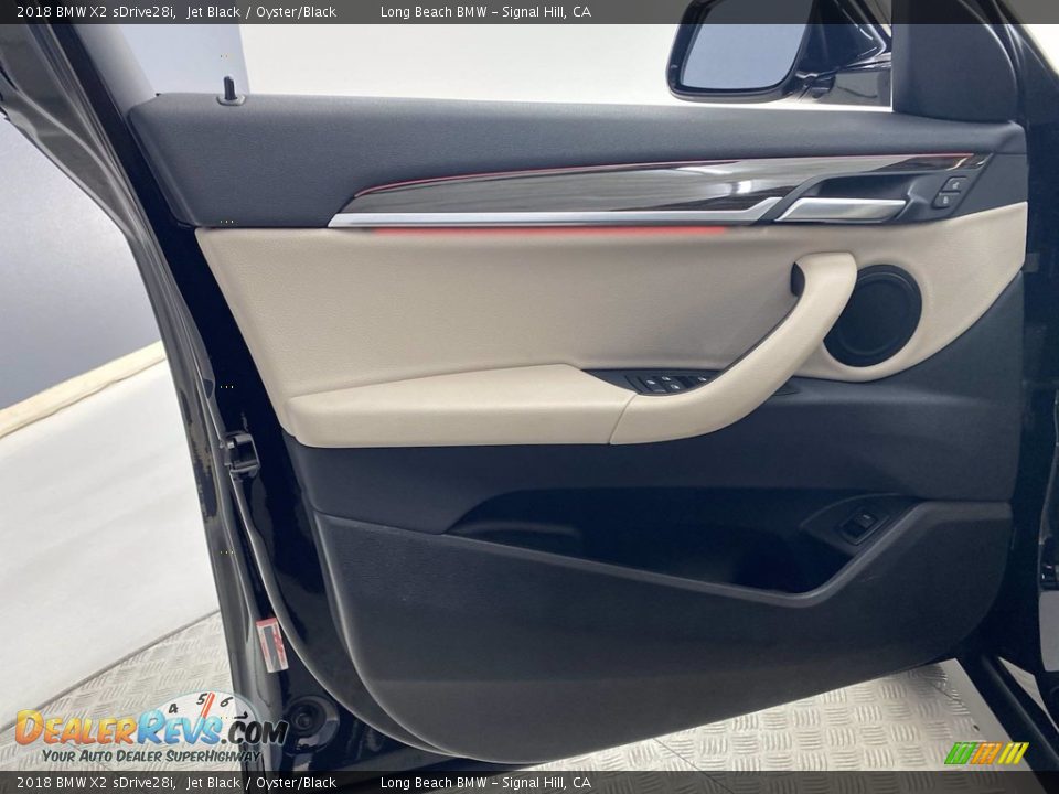 2018 BMW X2 sDrive28i Jet Black / Oyster/Black Photo #13