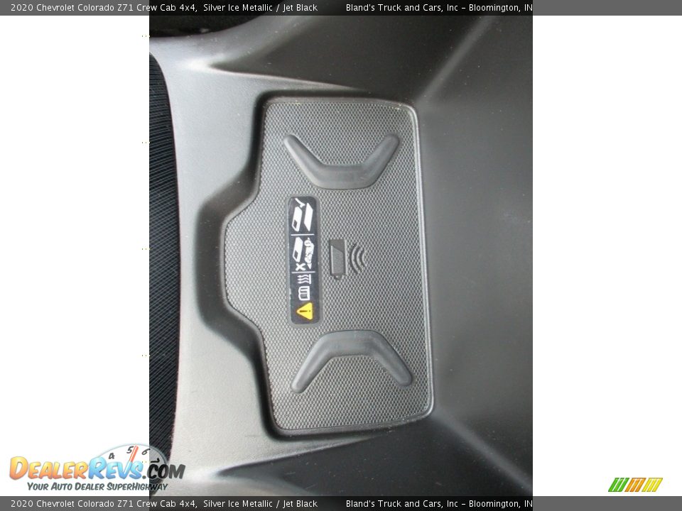 2020 Chevrolet Colorado Z71 Crew Cab 4x4 Silver Ice Metallic / Jet Black Photo #15