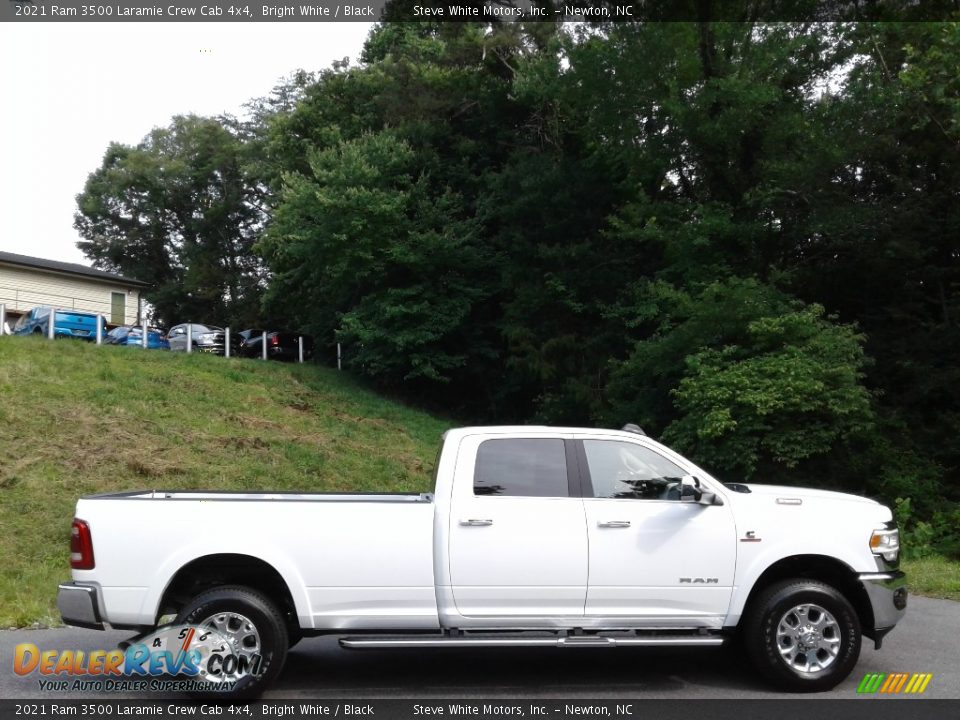 2021 Ram 3500 Laramie Crew Cab 4x4 Bright White / Black Photo #5