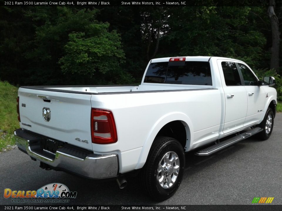 2021 Ram 3500 Laramie Crew Cab 4x4 Bright White / Black Photo #6