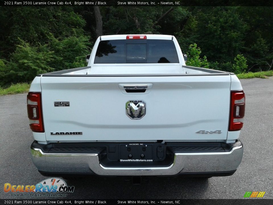 2021 Ram 3500 Laramie Crew Cab 4x4 Bright White / Black Photo #7