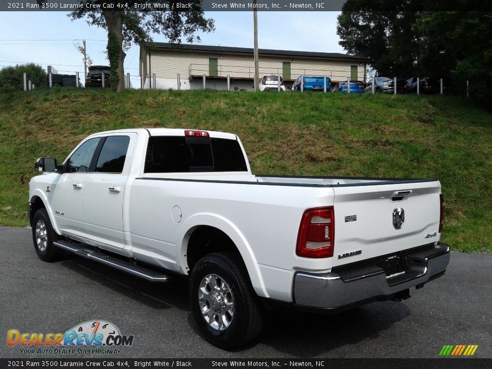 2021 Ram 3500 Laramie Crew Cab 4x4 Bright White / Black Photo #9