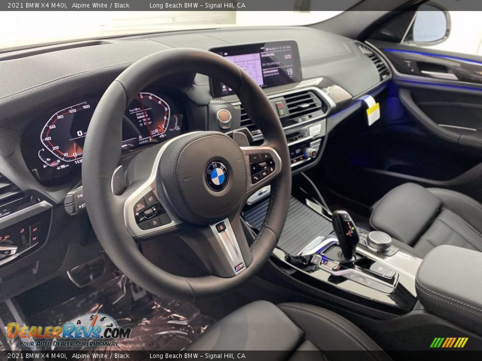 2021 BMW X4 M40i Alpine White / Black Photo #13