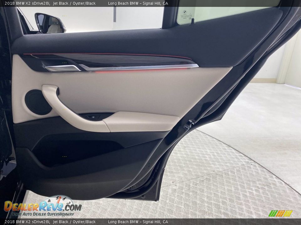 2018 BMW X2 sDrive28i Jet Black / Oyster/Black Photo #35