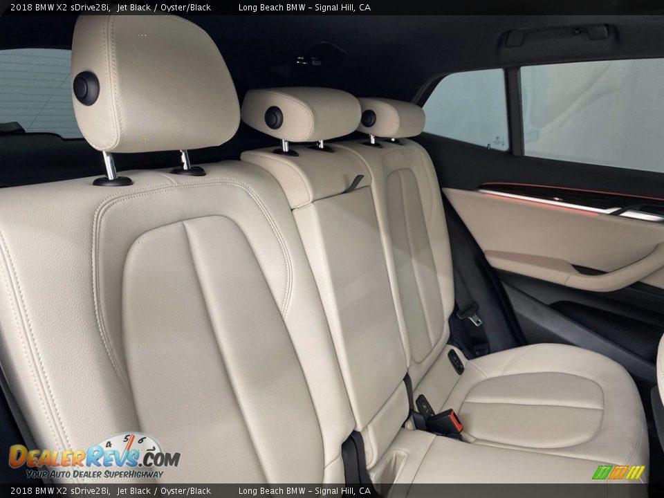 2018 BMW X2 sDrive28i Jet Black / Oyster/Black Photo #36