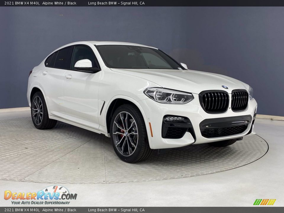 2021 BMW X4 M40i Alpine White / Black Photo #28