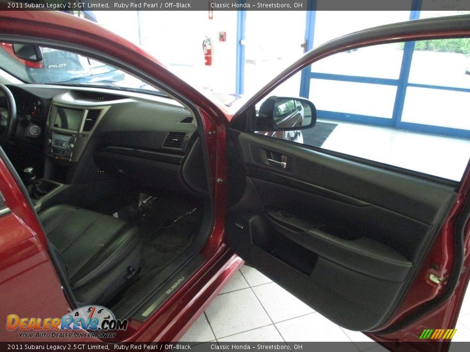 2011 Subaru Legacy 2.5GT Limited Ruby Red Pearl / Off-Black Photo #15