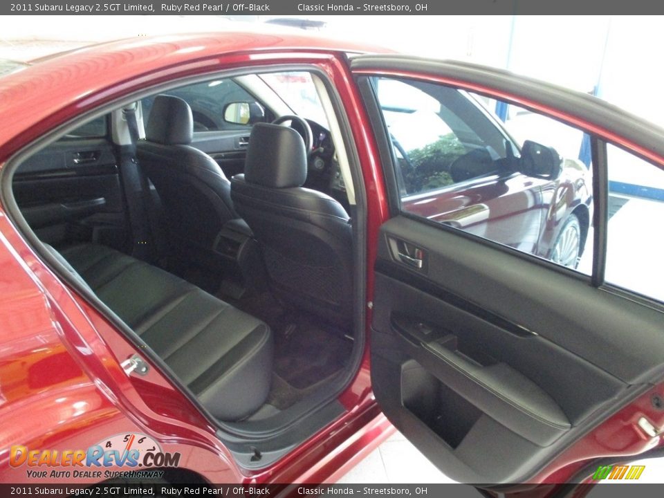2011 Subaru Legacy 2.5GT Limited Ruby Red Pearl / Off-Black Photo #18