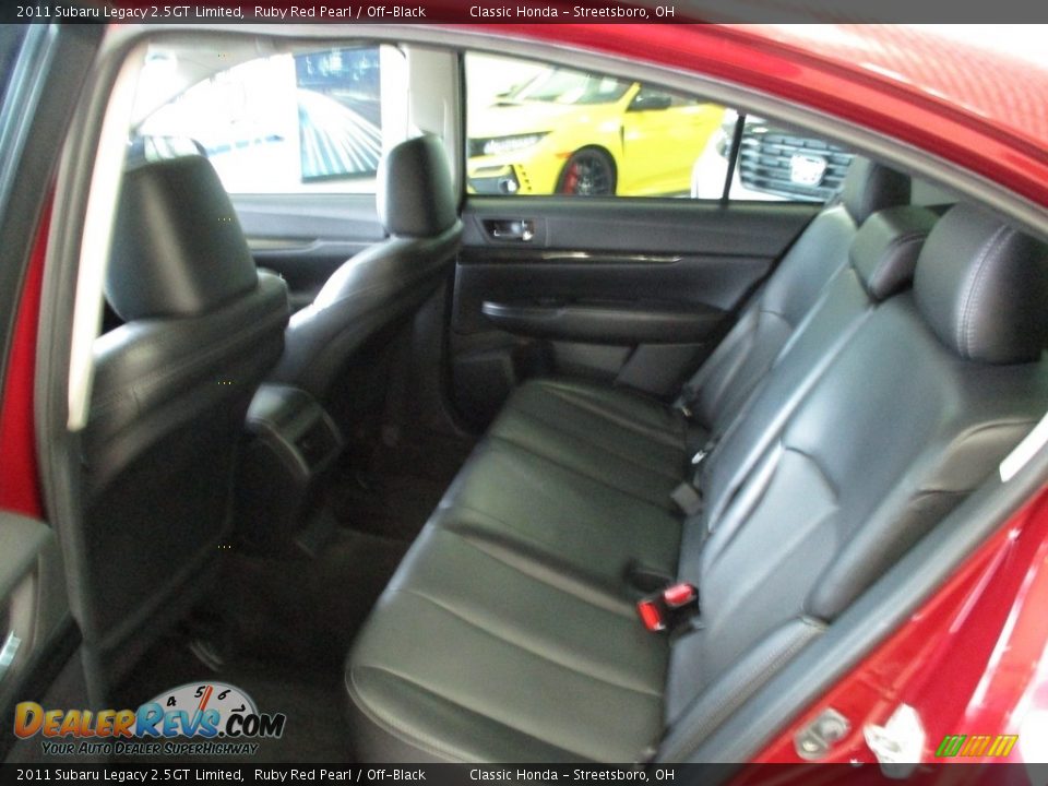 2011 Subaru Legacy 2.5GT Limited Ruby Red Pearl / Off-Black Photo #22