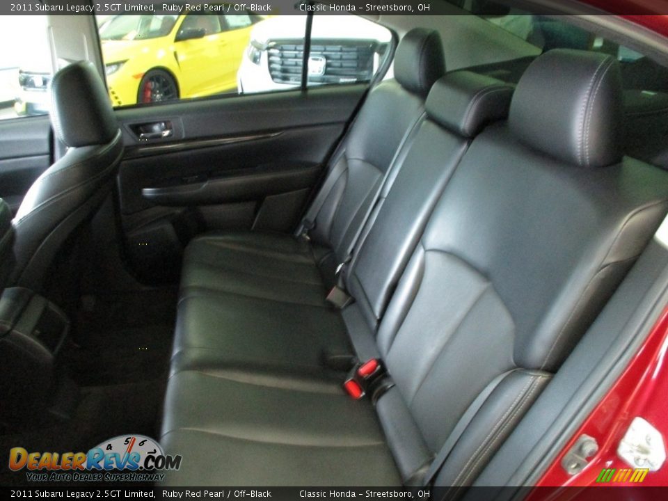 2011 Subaru Legacy 2.5GT Limited Ruby Red Pearl / Off-Black Photo #23