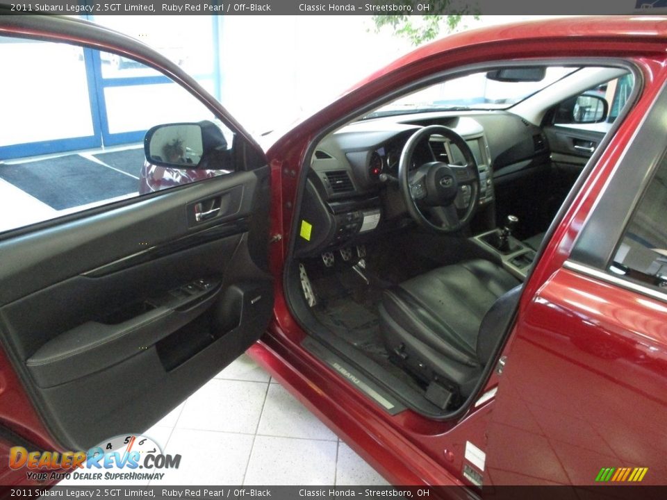 2011 Subaru Legacy 2.5GT Limited Ruby Red Pearl / Off-Black Photo #24
