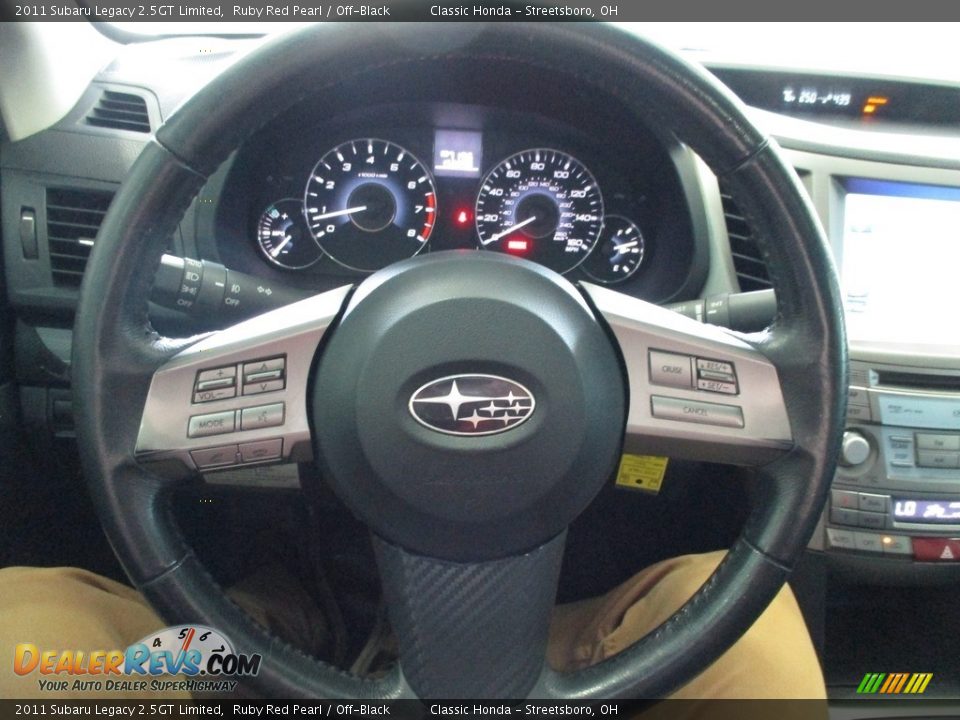 2011 Subaru Legacy 2.5GT Limited Steering Wheel Photo #32