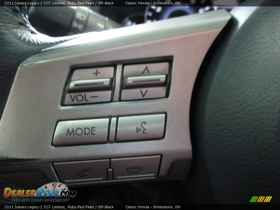 2011 Subaru Legacy 2.5GT Limited Steering Wheel Photo #33