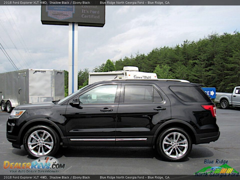 2018 Ford Explorer XLT 4WD Shadow Black / Ebony Black Photo #2