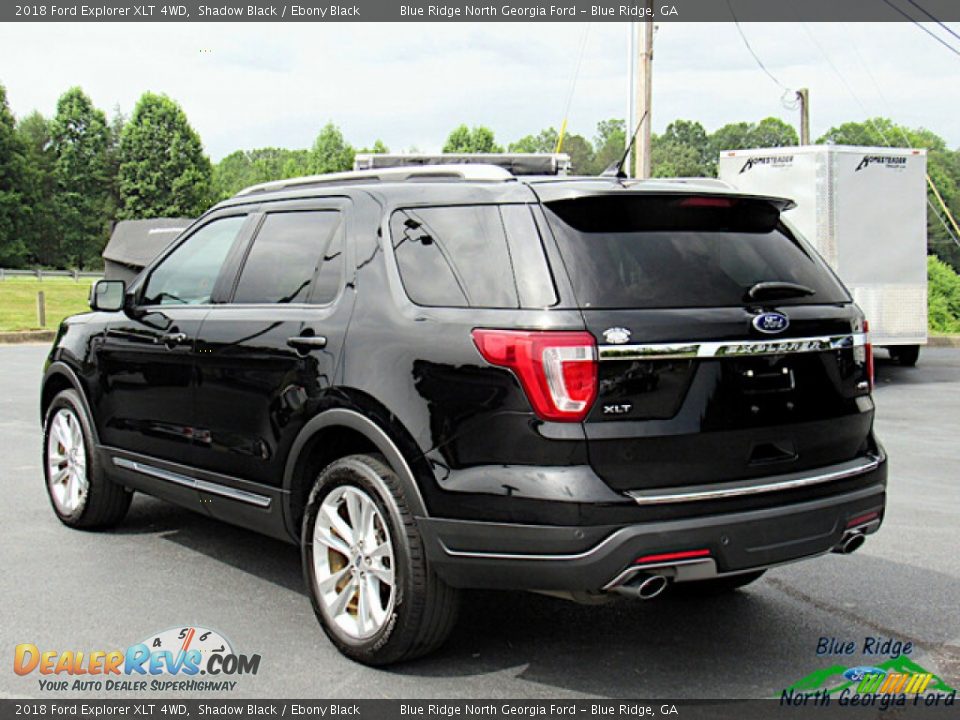 2018 Ford Explorer XLT 4WD Shadow Black / Ebony Black Photo #3