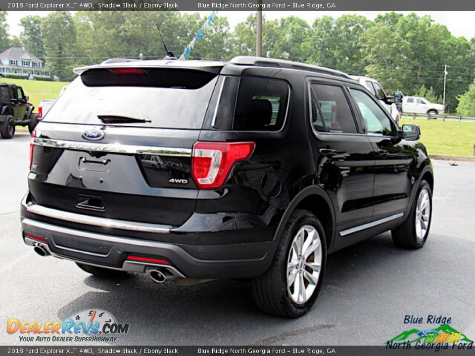 2018 Ford Explorer XLT 4WD Shadow Black / Ebony Black Photo #5