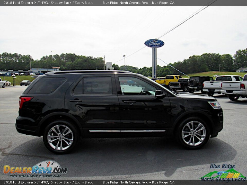 2018 Ford Explorer XLT 4WD Shadow Black / Ebony Black Photo #6