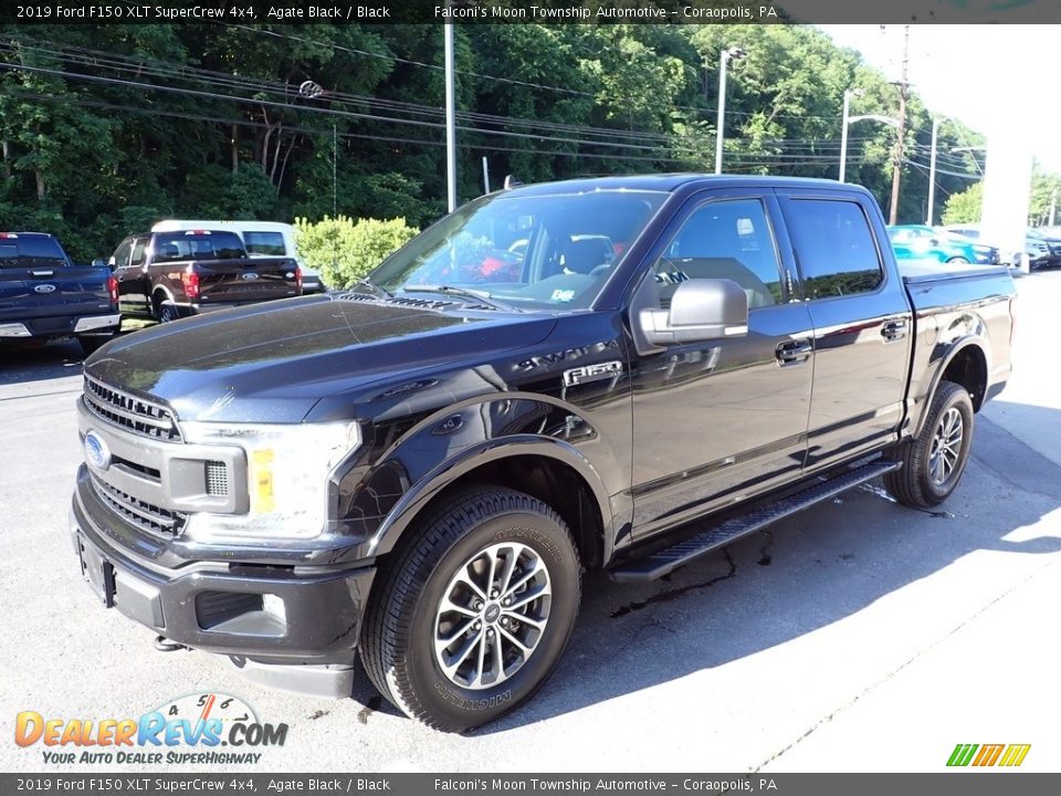 2019 Ford F150 XLT SuperCrew 4x4 Agate Black / Black Photo #6