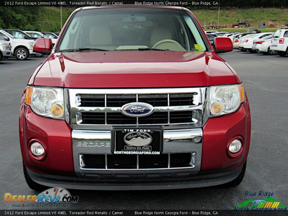 2012 Ford Escape Limited V6 4WD Toreador Red Metallic / Camel Photo #8