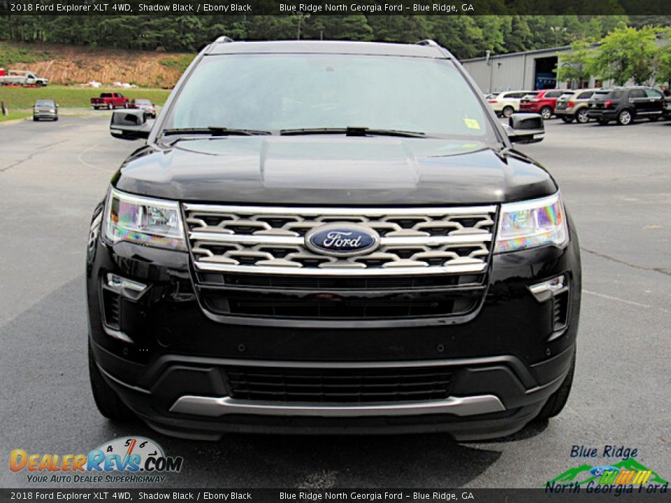 2018 Ford Explorer XLT 4WD Shadow Black / Ebony Black Photo #8