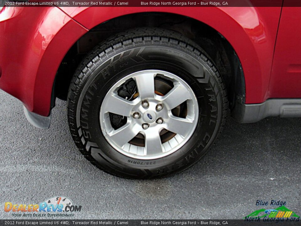2012 Ford Escape Limited V6 4WD Toreador Red Metallic / Camel Photo #9