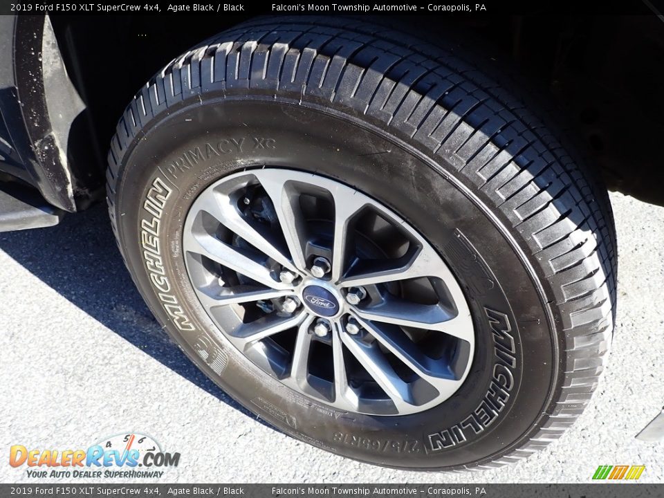 2019 Ford F150 XLT SuperCrew 4x4 Agate Black / Black Photo #9