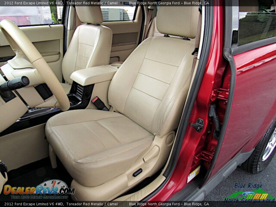 2012 Ford Escape Limited V6 4WD Toreador Red Metallic / Camel Photo #11