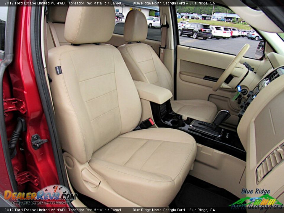 2012 Ford Escape Limited V6 4WD Toreador Red Metallic / Camel Photo #12