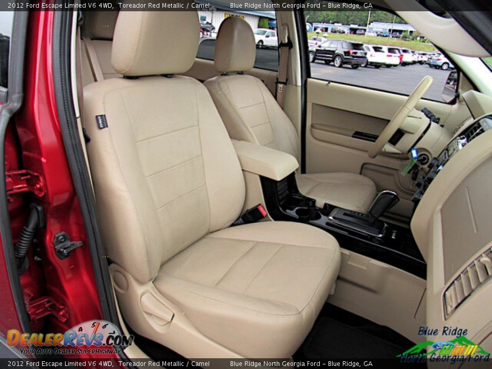 2012 Ford Escape Limited V6 4WD Toreador Red Metallic / Camel Photo #12