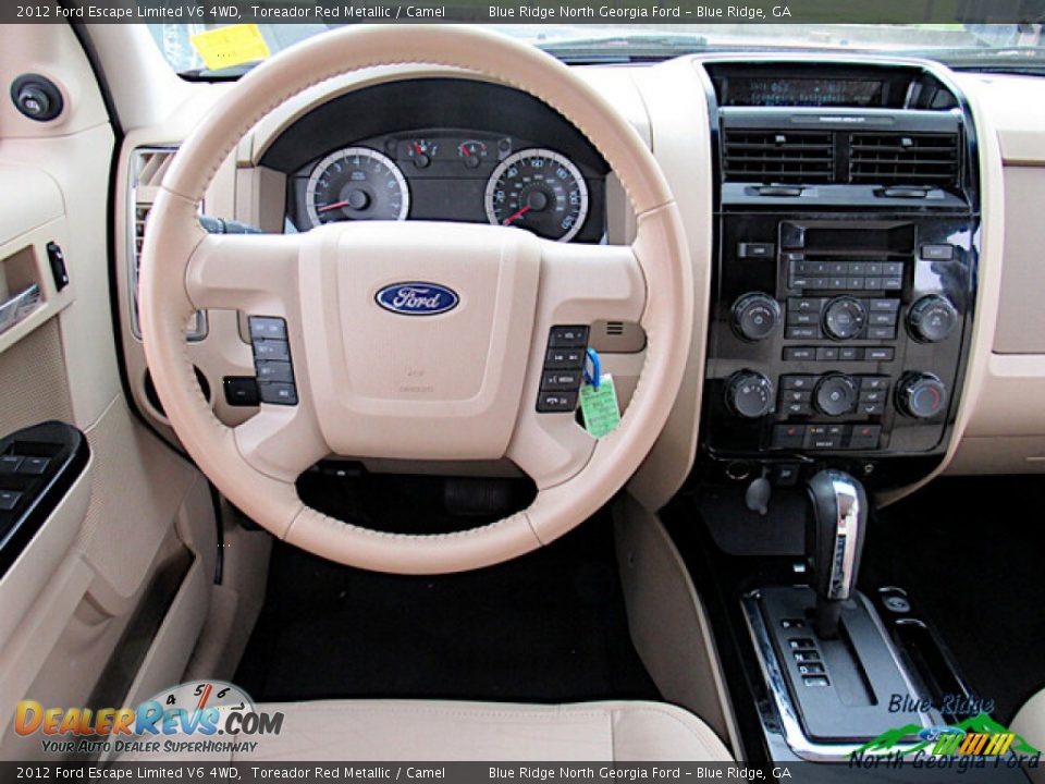 2012 Ford Escape Limited V6 4WD Toreador Red Metallic / Camel Photo #15