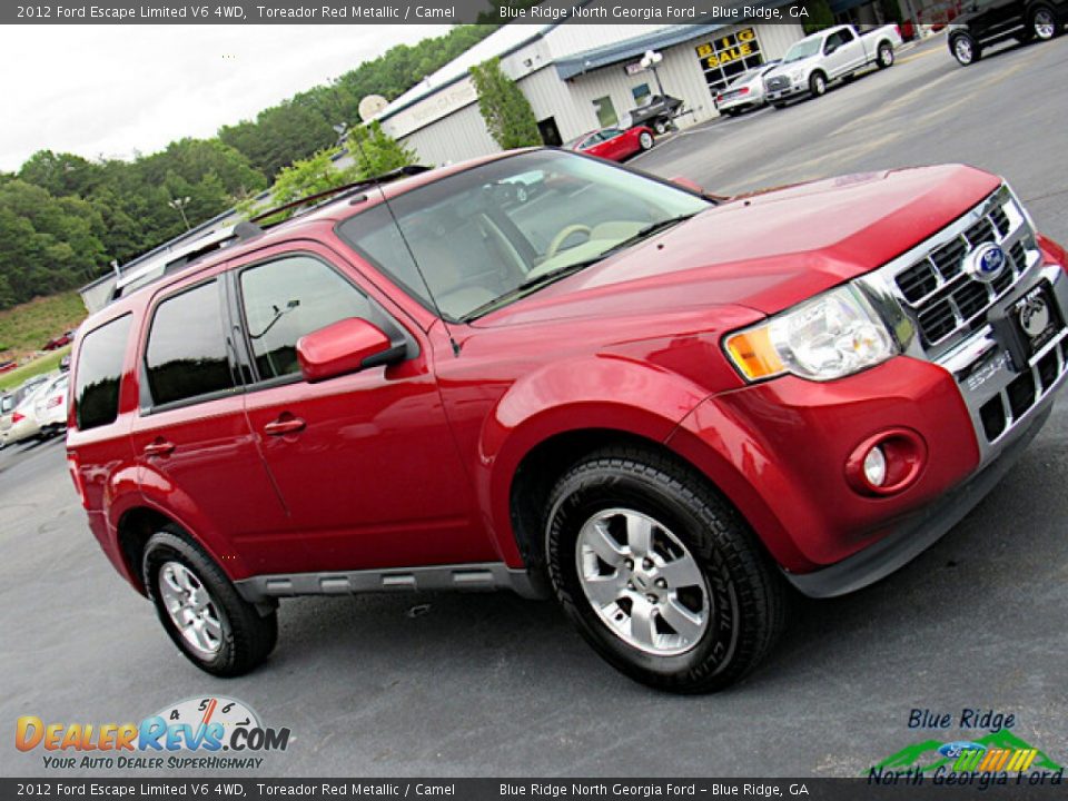 2012 Ford Escape Limited V6 4WD Toreador Red Metallic / Camel Photo #25