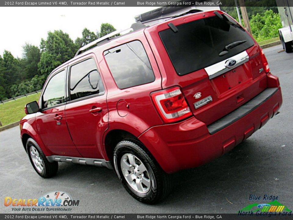 2012 Ford Escape Limited V6 4WD Toreador Red Metallic / Camel Photo #27
