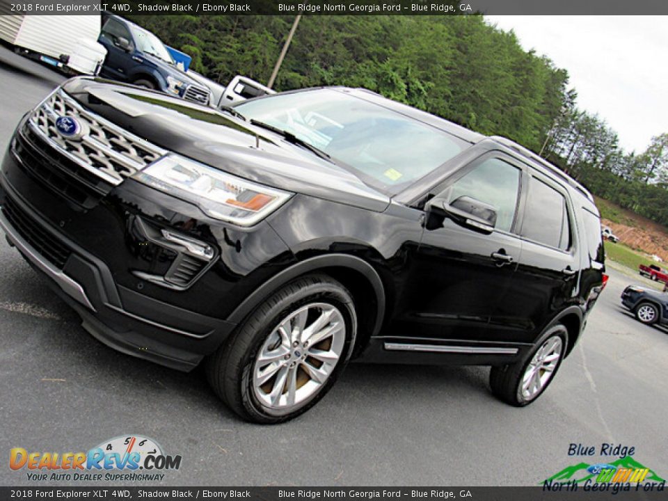 2018 Ford Explorer XLT 4WD Shadow Black / Ebony Black Photo #28