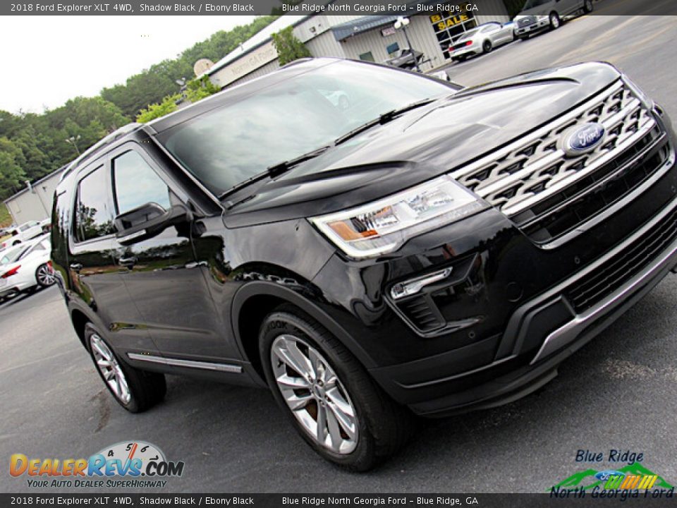 2018 Ford Explorer XLT 4WD Shadow Black / Ebony Black Photo #29