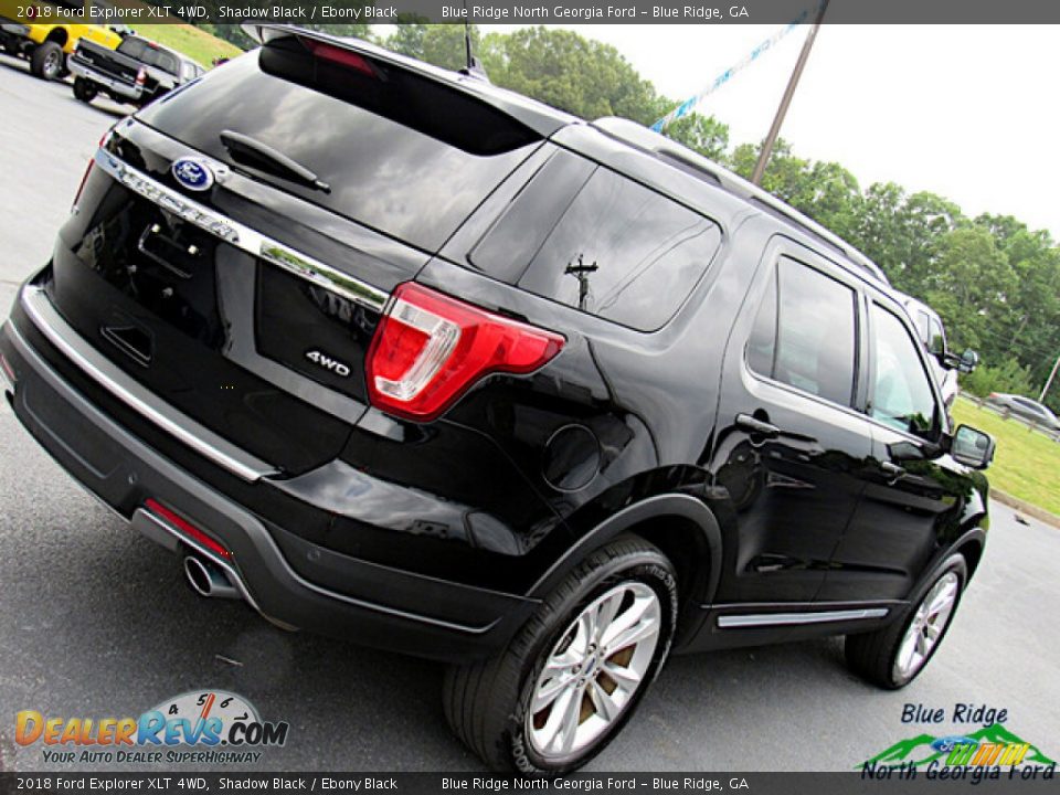 2018 Ford Explorer XLT 4WD Shadow Black / Ebony Black Photo #30