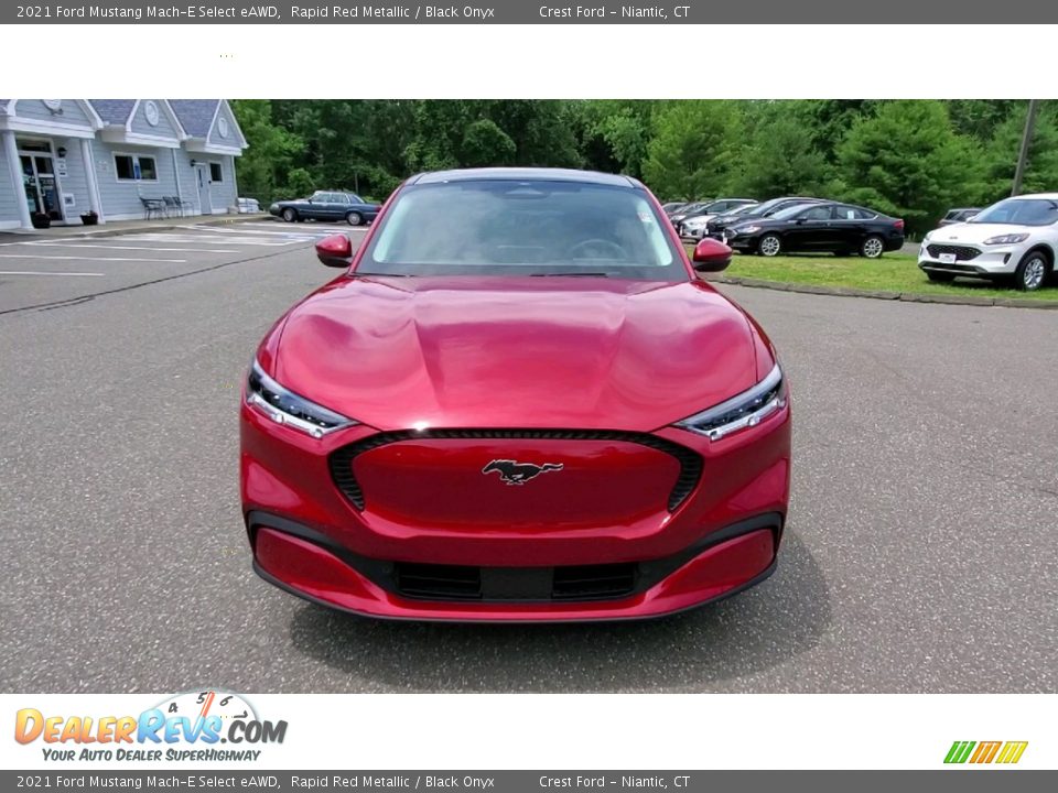 2021 Ford Mustang Mach-E Select eAWD Rapid Red Metallic / Black Onyx Photo #2