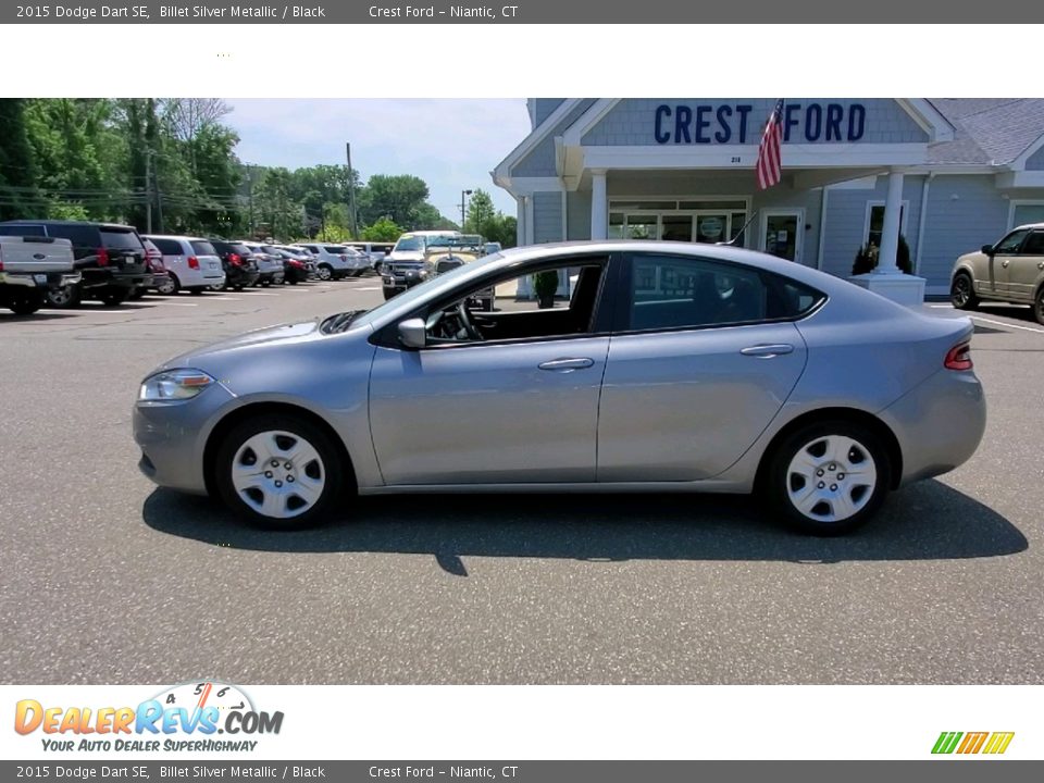 2015 Dodge Dart SE Billet Silver Metallic / Black Photo #4