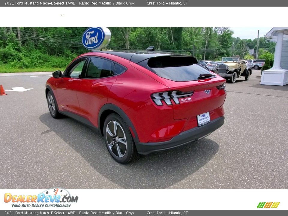 2021 Ford Mustang Mach-E Select eAWD Rapid Red Metallic / Black Onyx Photo #5