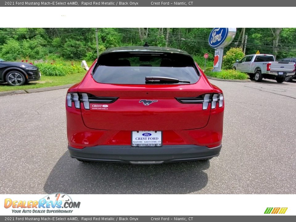 2021 Ford Mustang Mach-E Select eAWD Rapid Red Metallic / Black Onyx Photo #6