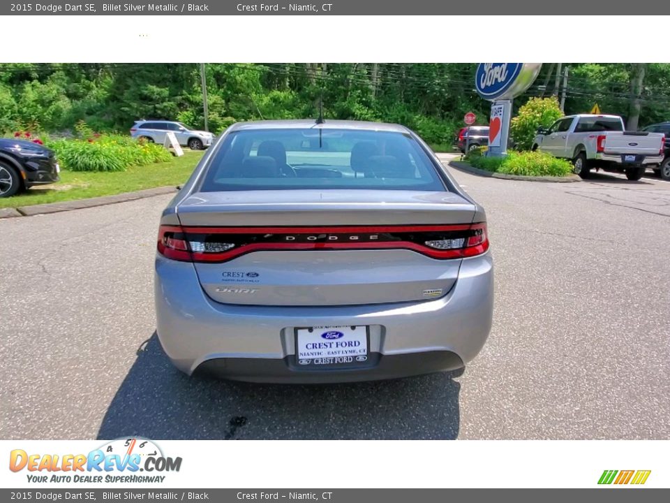 2015 Dodge Dart SE Billet Silver Metallic / Black Photo #6