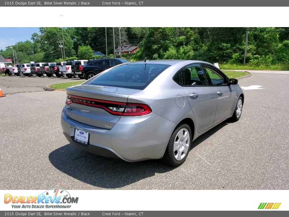 2015 Dodge Dart SE Billet Silver Metallic / Black Photo #7
