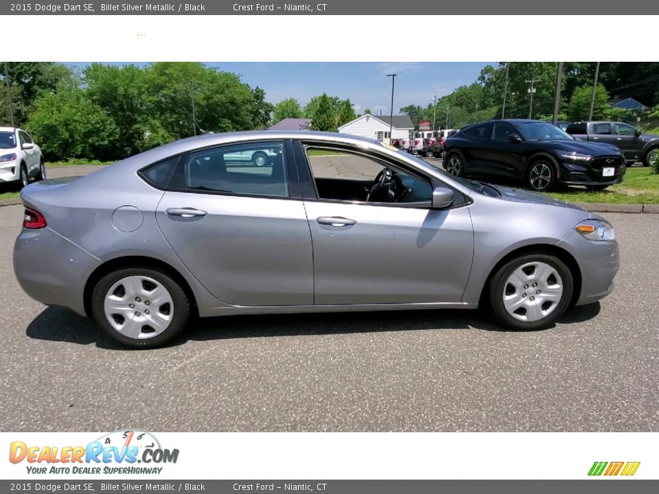 2015 Dodge Dart SE Billet Silver Metallic / Black Photo #8
